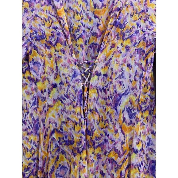 Savage x Fenty CYBER CAT LONG ROBE Floral XS/S - Picture 6 of 12